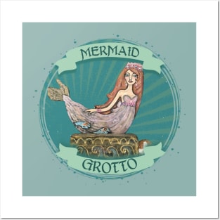 Mermaid Grotto Posters and Art